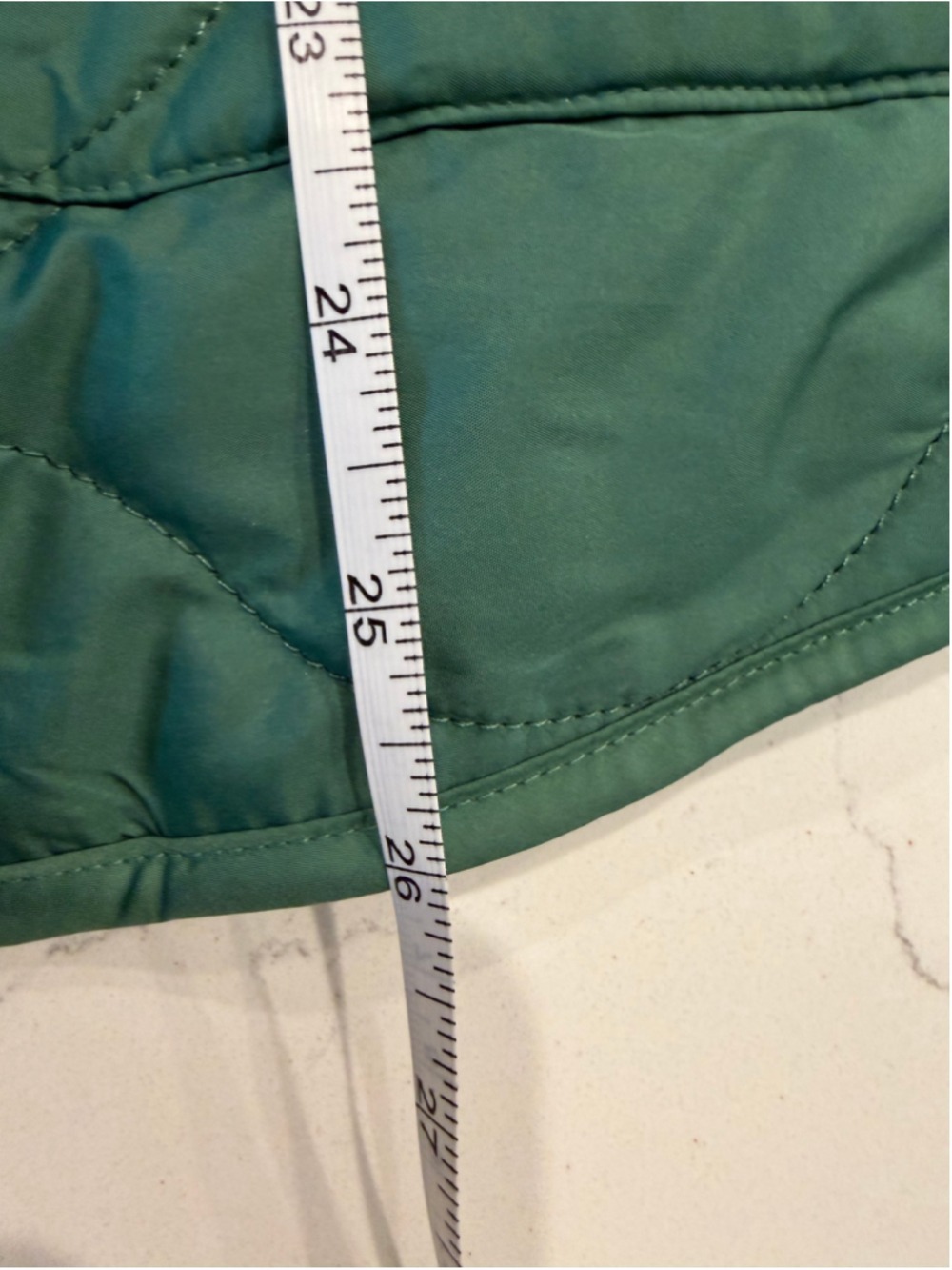 Croft & Barrow Quilted Fleece Lined Vest Green Size S NWT - Picture 13 of 13